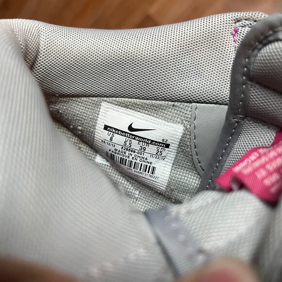 Nike Dunk Sky Hi Women Size 8w 528899 001 Medium Grey Sport Fuchsia Sail Shoes - Picture 7 of 7